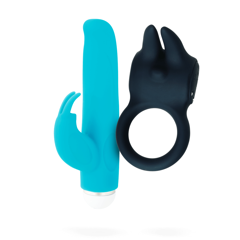 Mini Rabbit & Rabbit Love Ring Couple's Playtime The Rabbit Company Mini Rabbit & Rabbit Love Ring Couple's Playtime The Rabbit Company