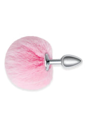 Fluffy Bunny Tail Butt Plug Pink