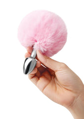 Fluffy Bunny Tail Butt Plug Pink