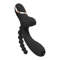 G-Spot Vibrator with Clitoral Suction & Beginner Anal Beads