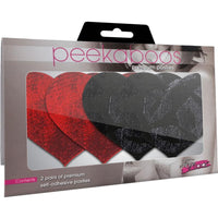 Stolen Kisses Hearts - Black/Red