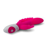 Beaded D.p. Rabbit on side - Hot Pink